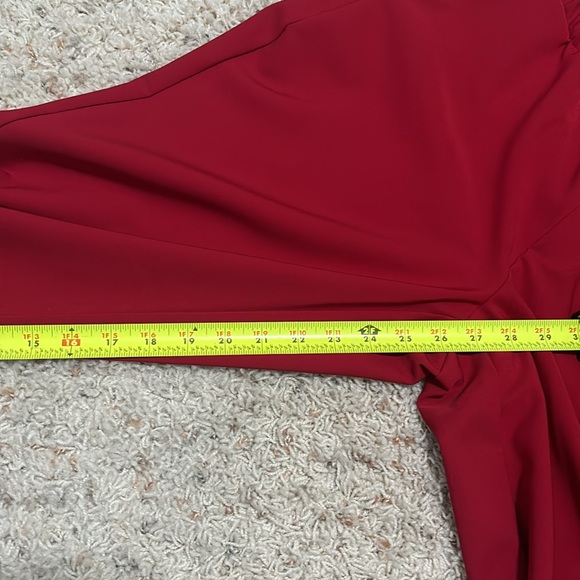 Pull-On Relaxed Taper Studio by Torrid High-Rise Pant HOC Winter’s Carmine - Picture 7 of 8